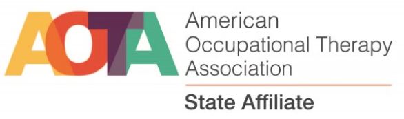 AOTA Affiliated State Association Program member badge for IOTA